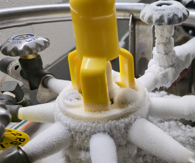 Pipe Freezing Process